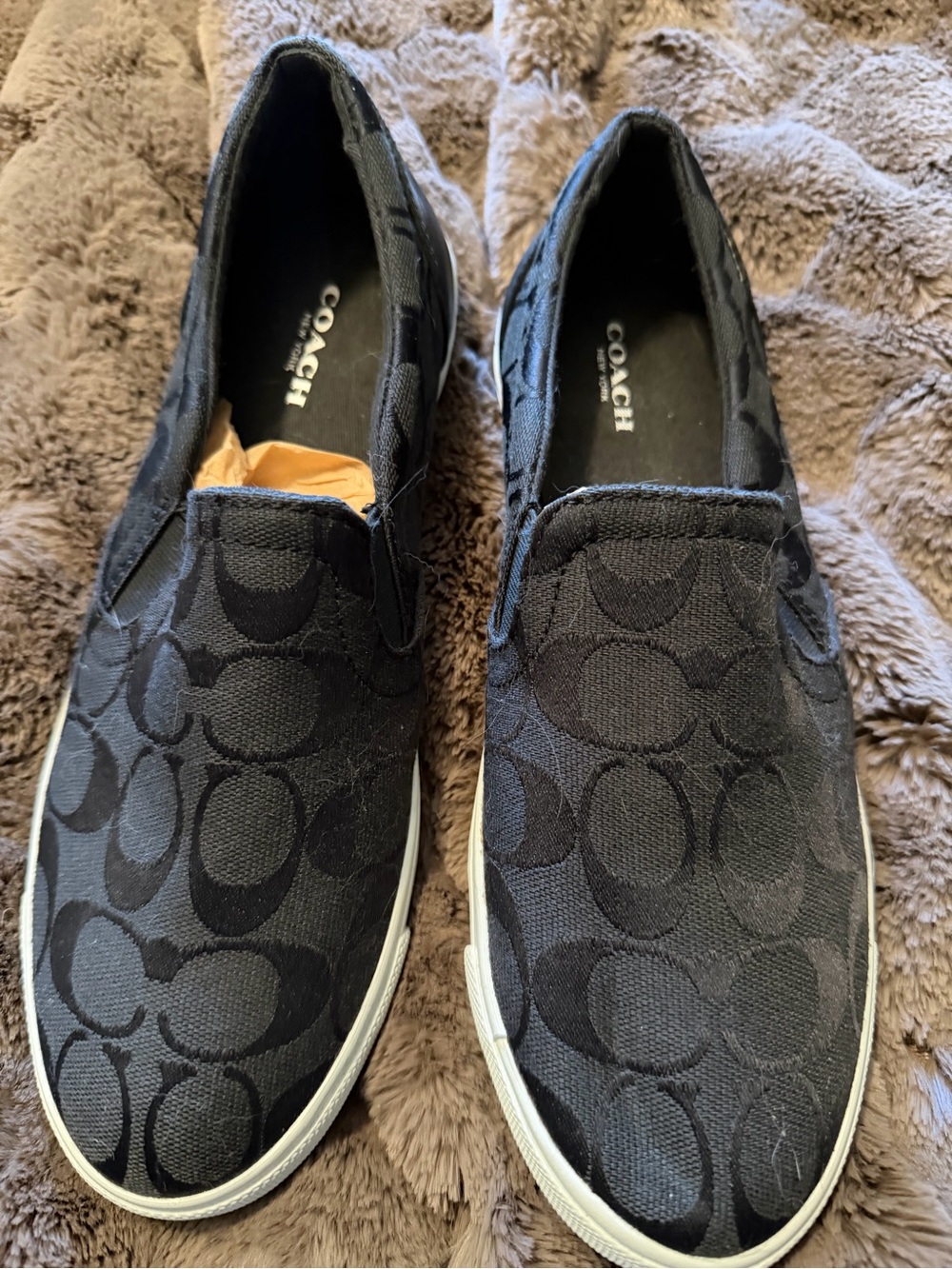 Coach Signature Logo Slip on